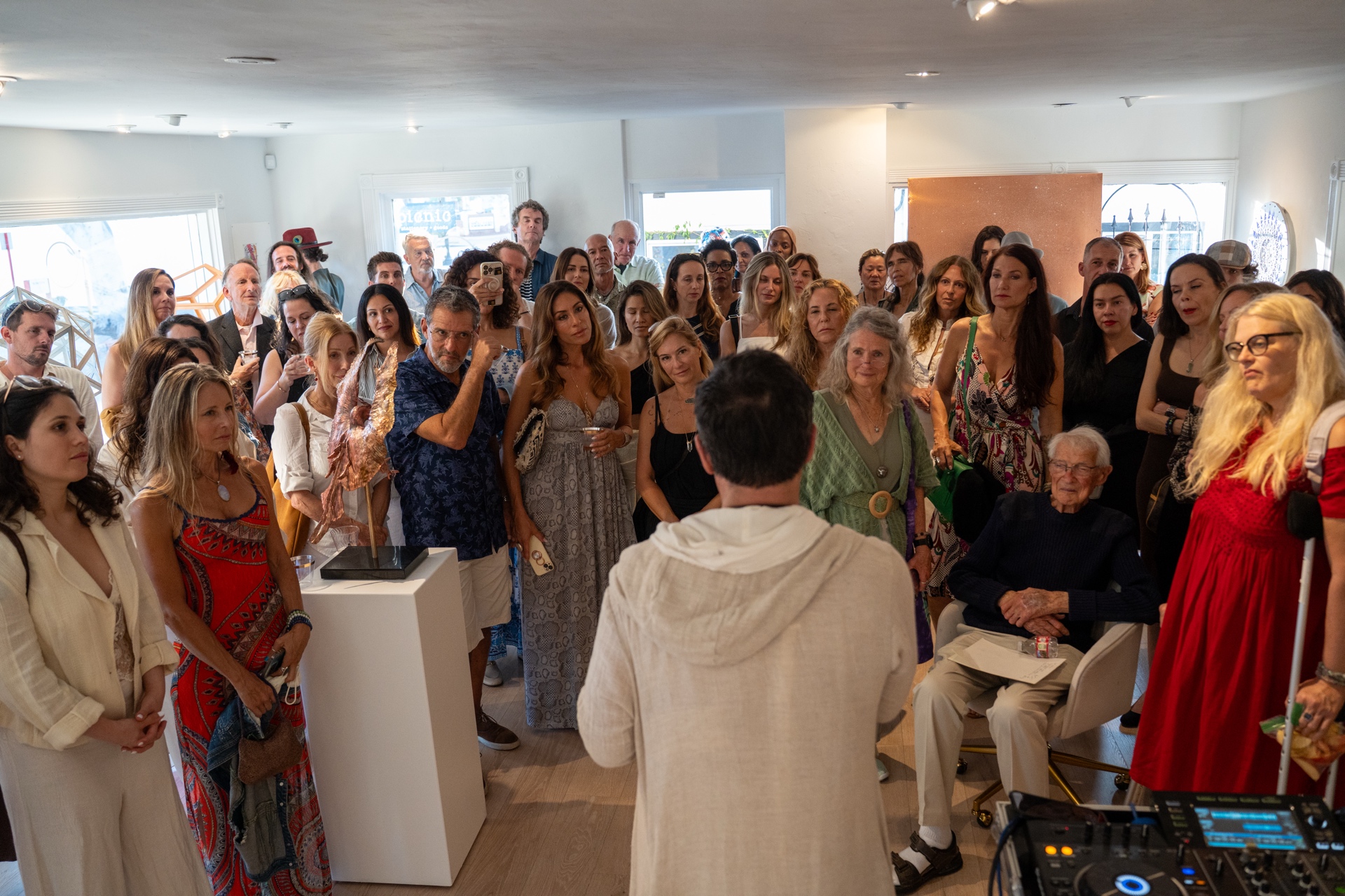 Capacity crowd at the CODEX opening reception