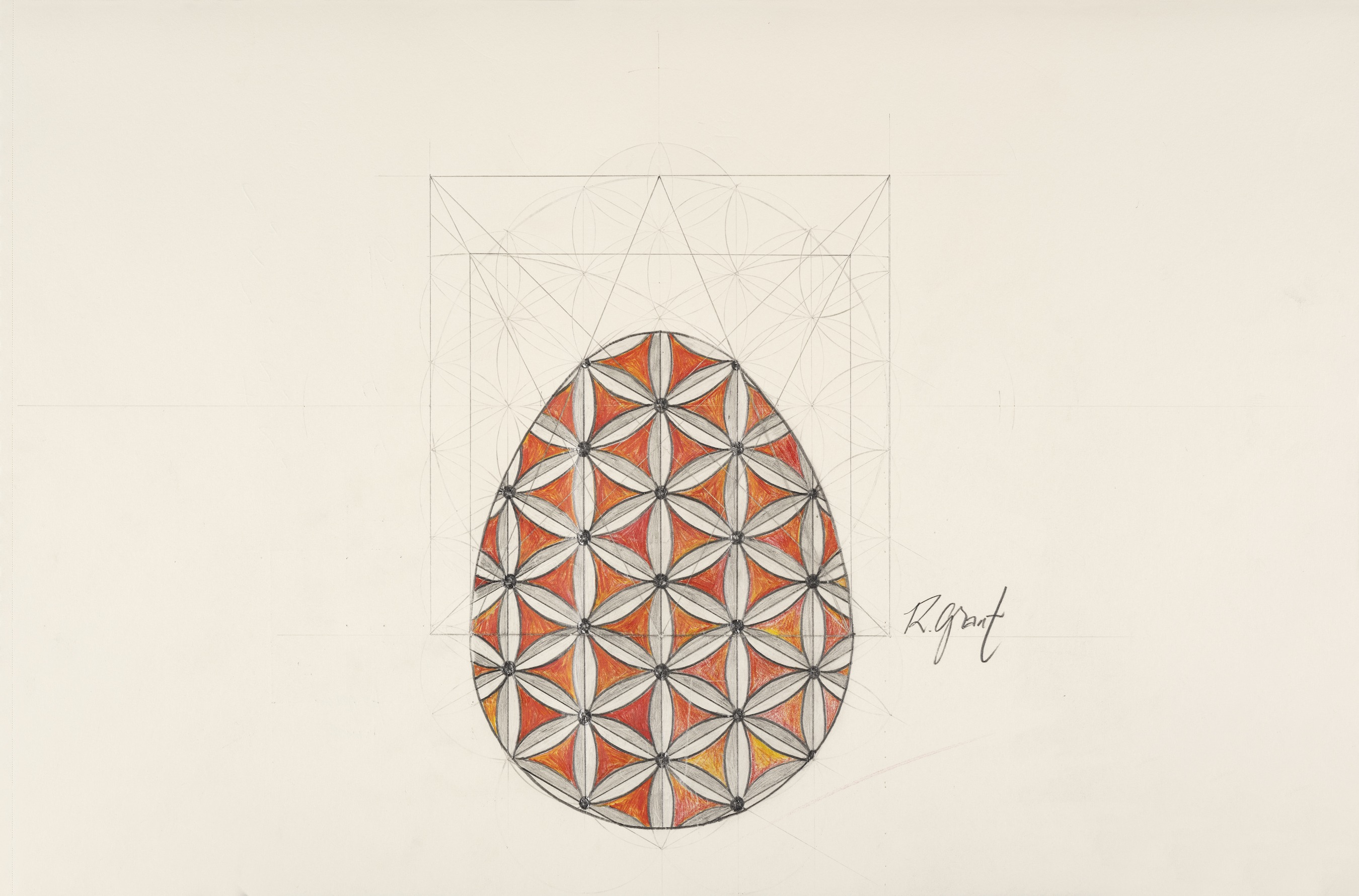 Flower of Life Egg — Robert Edward Grant