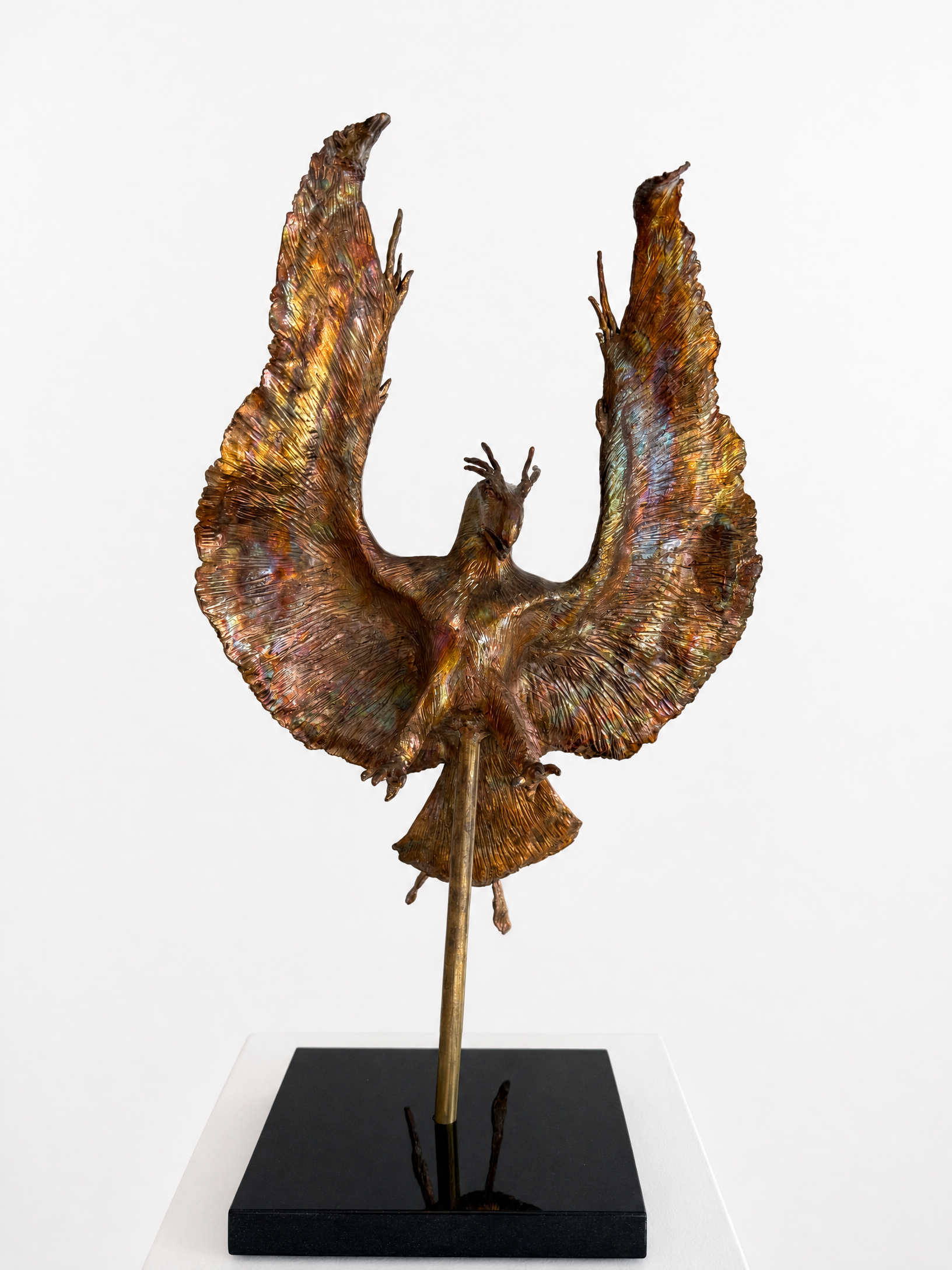 Phoenix Rising — Bronze Sculpture — Robert Edward Grant