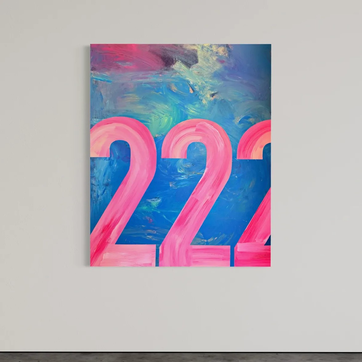 222 — 48 by 36 inch painting by M. Croul