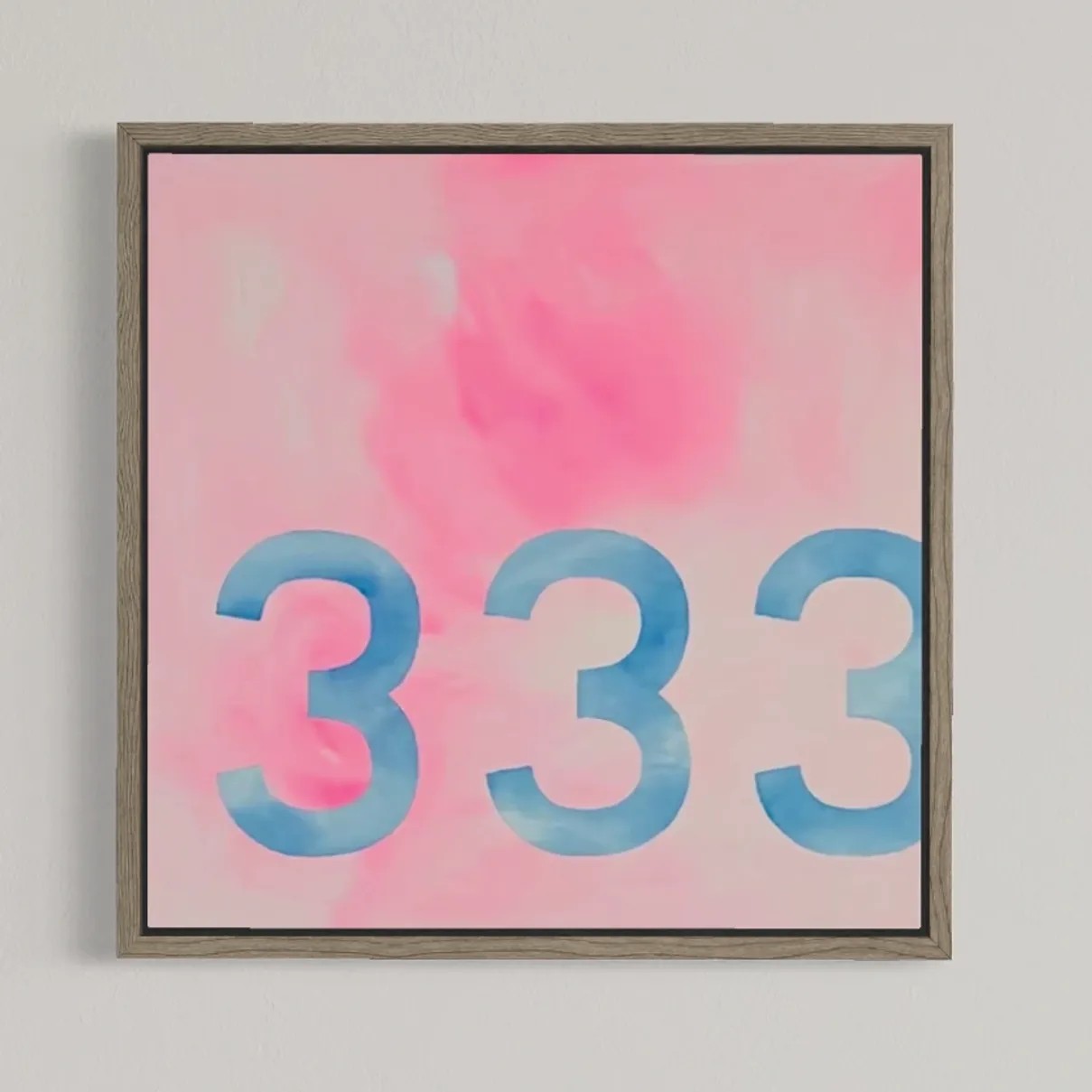 333 — framed painting by M. Croul