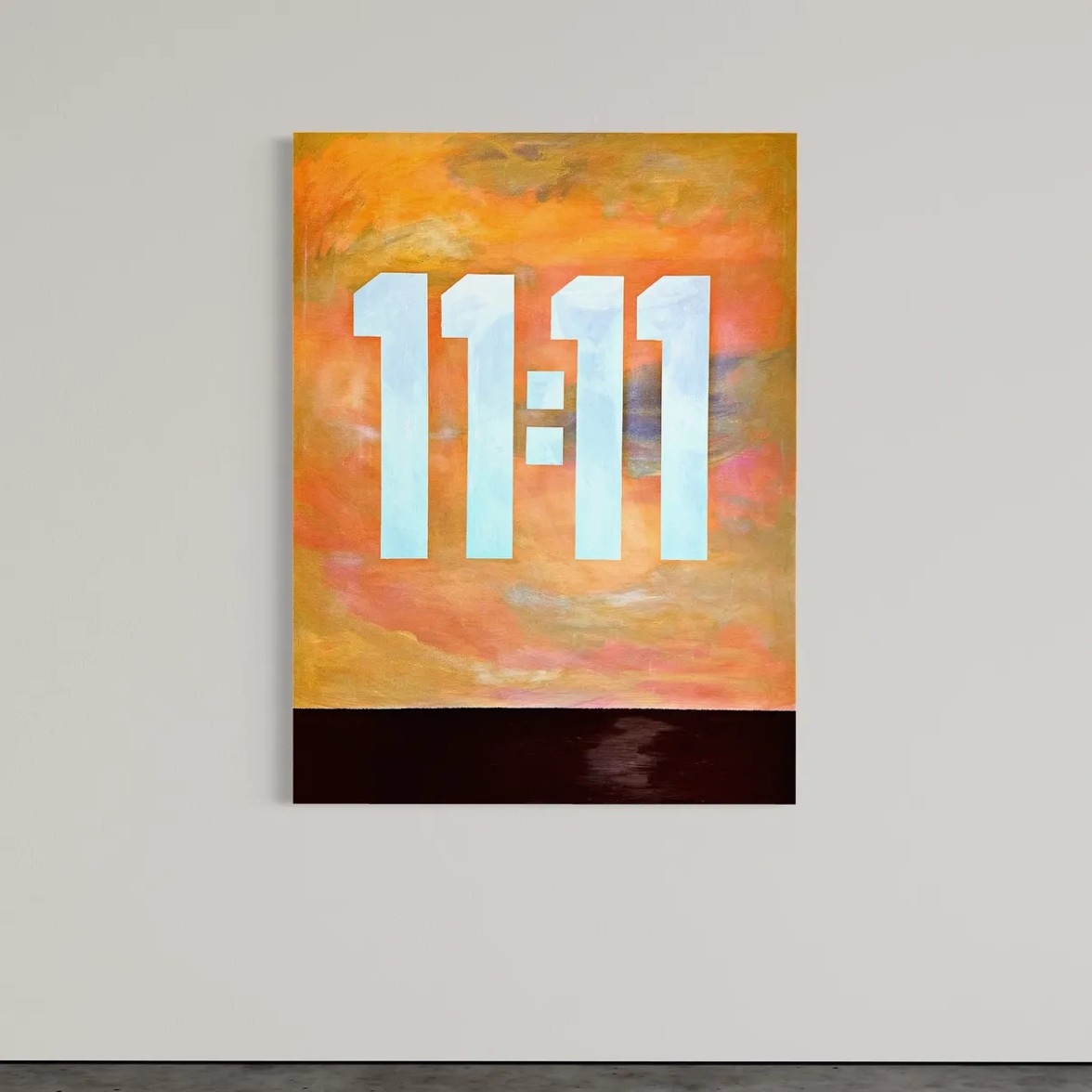11:11 — 48 by 36 inch painting by M. Croul