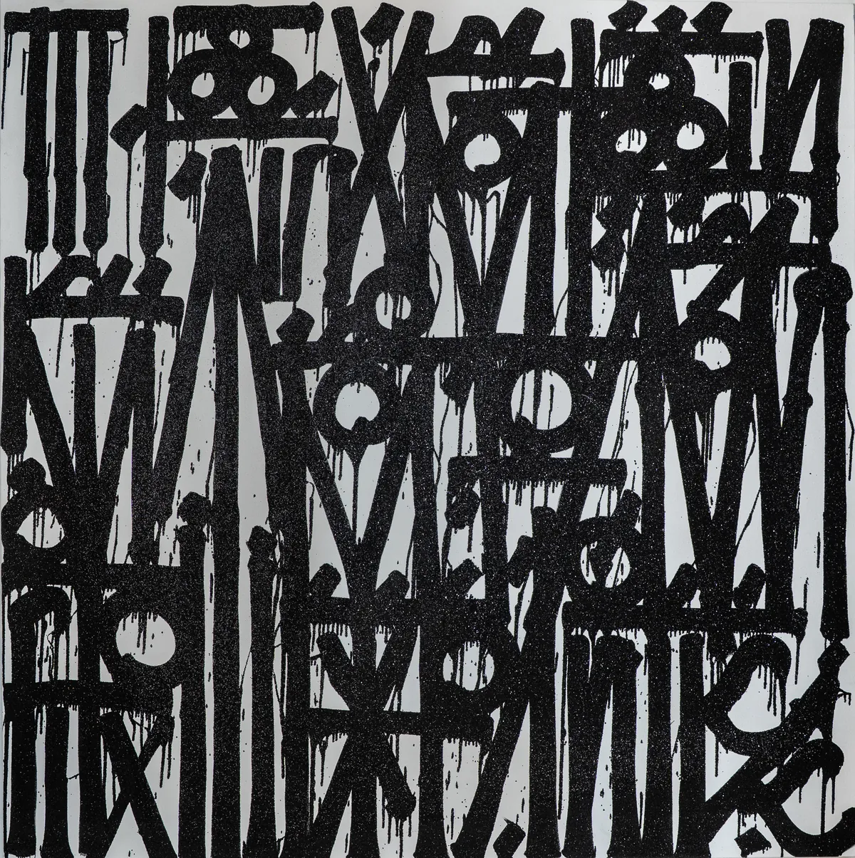 RETNA work, previewing the SocialMiami Miami Art Week feature