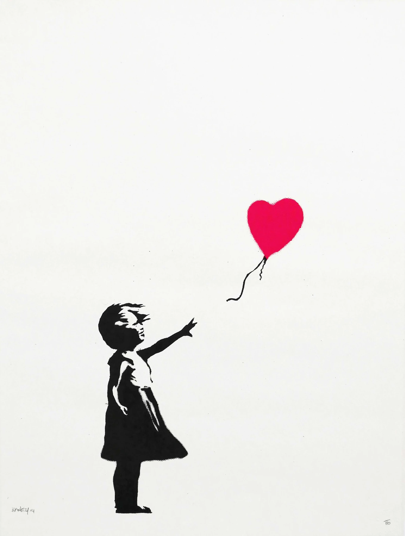Banksy — Girl with Balloon, signed edition reference