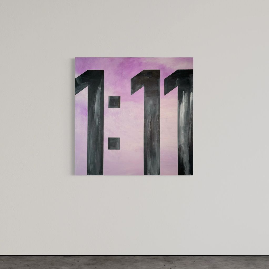 1:11 — oil and acrylic painting by M. Croul