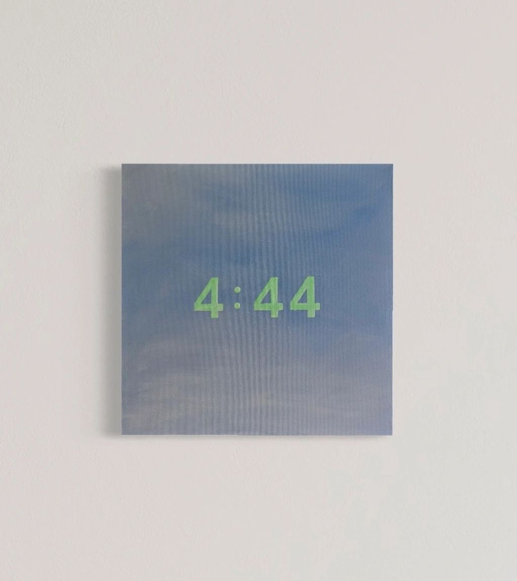 4:44 — oil and acrylic painting by M. Croul