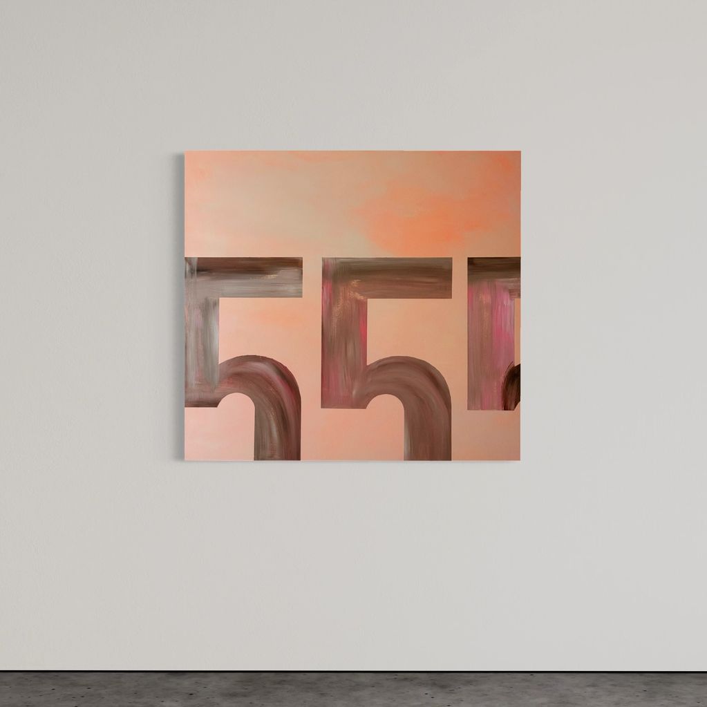 555 — oil and acrylic painting by M. Croul