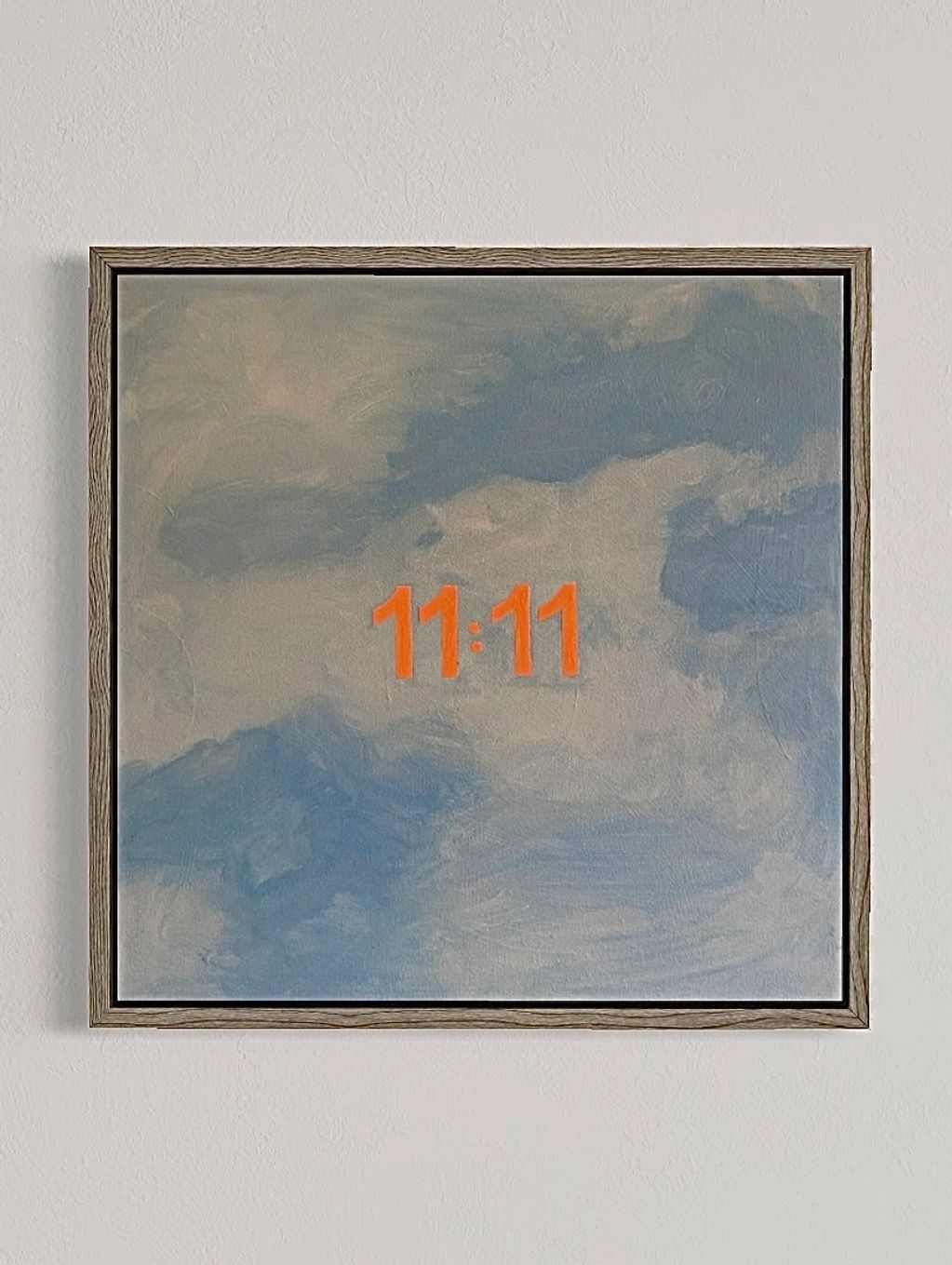 999 — framed oil and acrylic painting by M. Croul