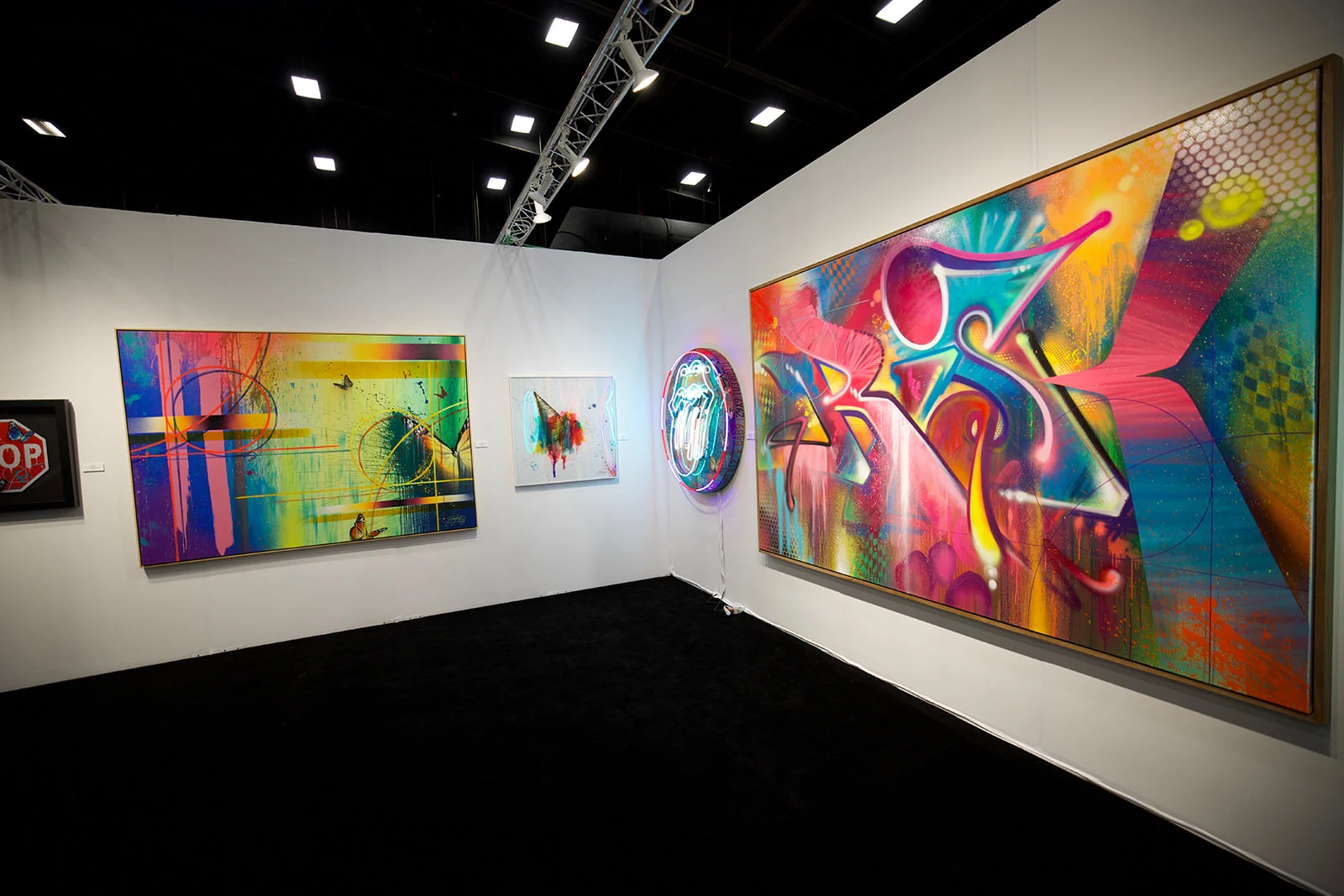 The Sphere Gallery booth at Scottsdale Art Week 2026 — installation view