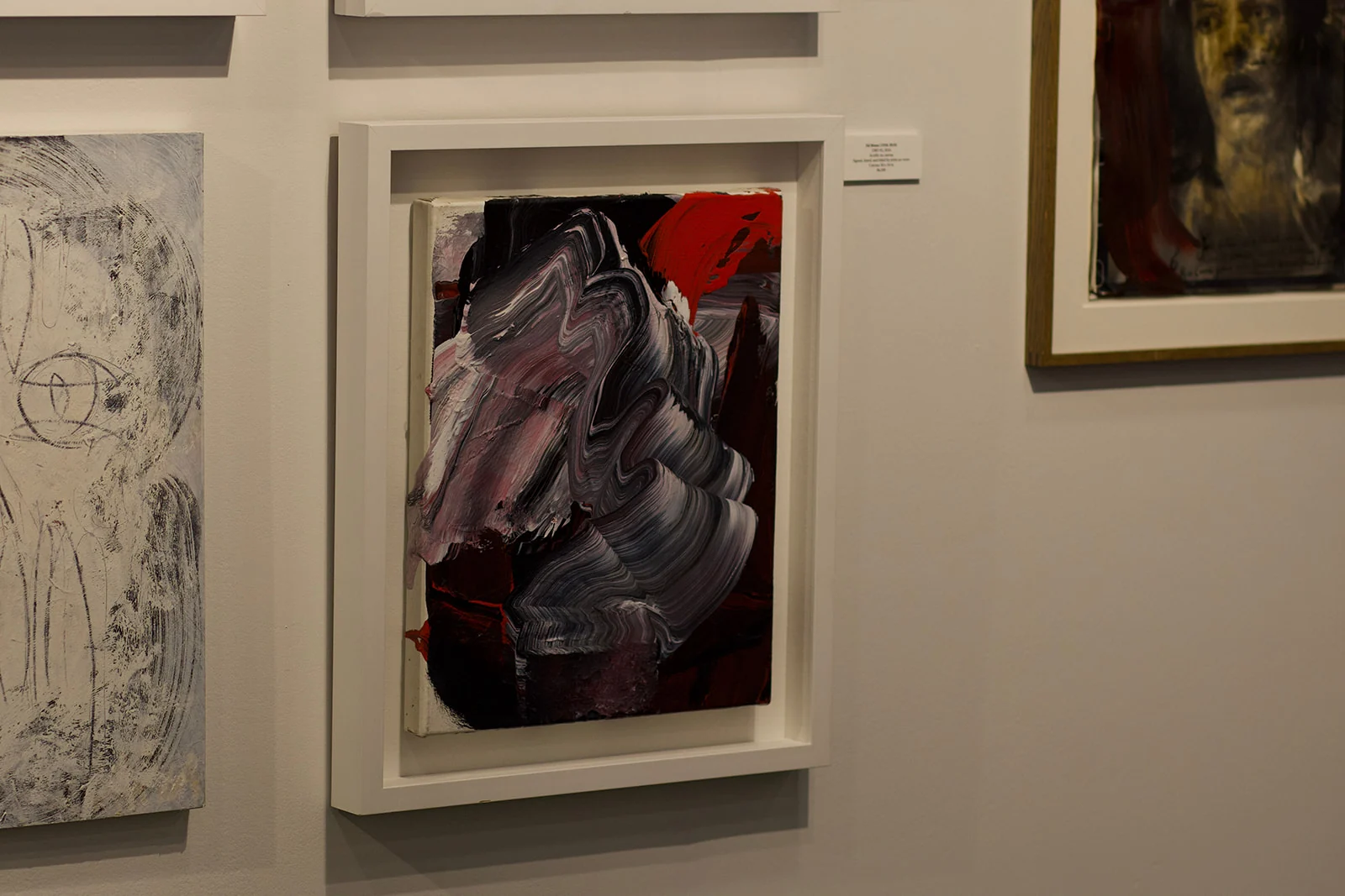 The Sphere Gallery booth at Scottsdale Art Week 2026 — framed work presentation