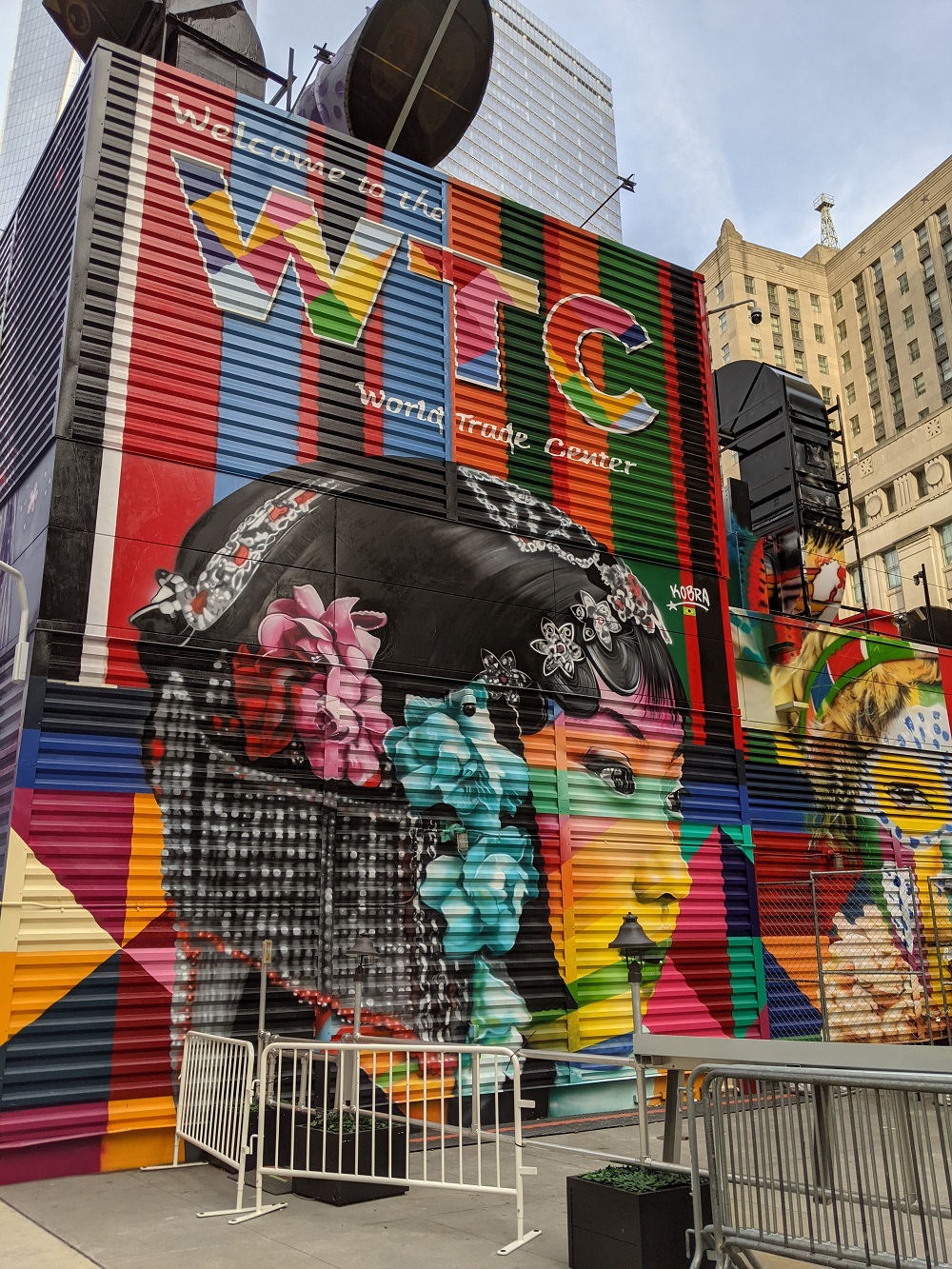 WTC mural detail
